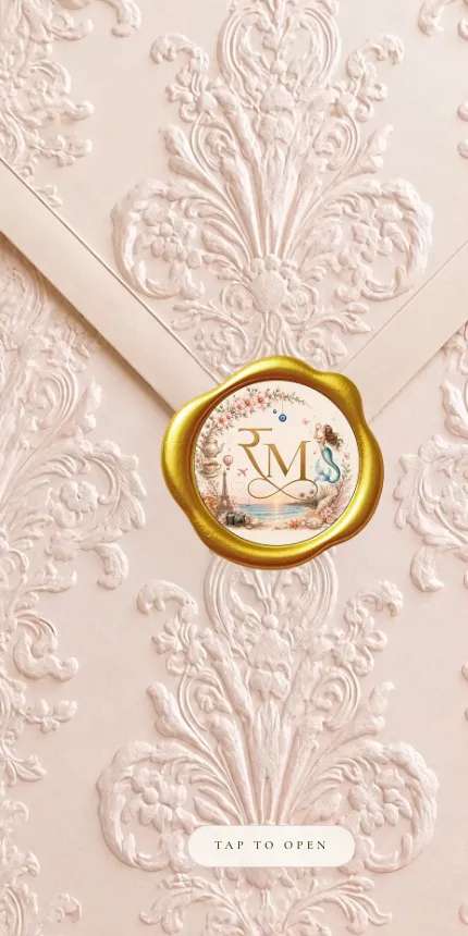Royal Engagement Engagement invitation website design